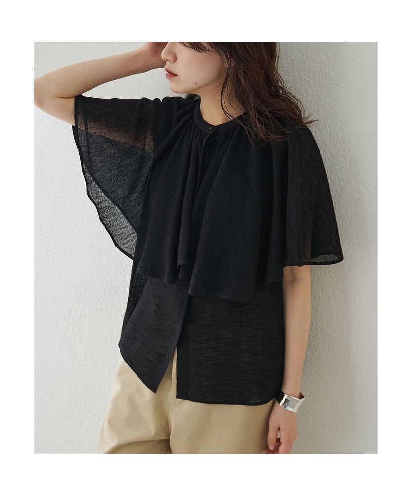 Whim Gazette ウィム ガゼット　　ケープブラウス Amazon | [Whim Gazette] [ウィムガゼット] ケープブラウス